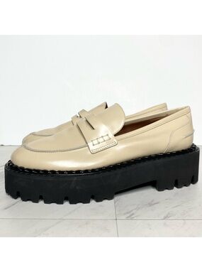 Aquatalia Chunky Lug Sole Patent Loafer 7 1/2 M